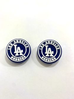 Los Angeles Dodgers, Mlb Baseball Shoe Charm Collectibles Lot Of 2