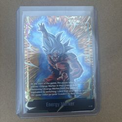 Energy Marker  E-127 Goku Ultra Instinct Card 