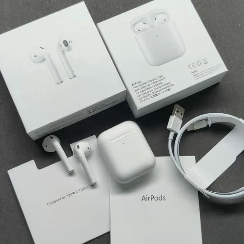 Apple AirPods In-Ear Wireless Headphones with Standard Charging Case (Gen 2) - White