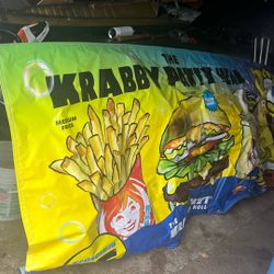 10 Foot Wendy’s Sponge Bob Banner