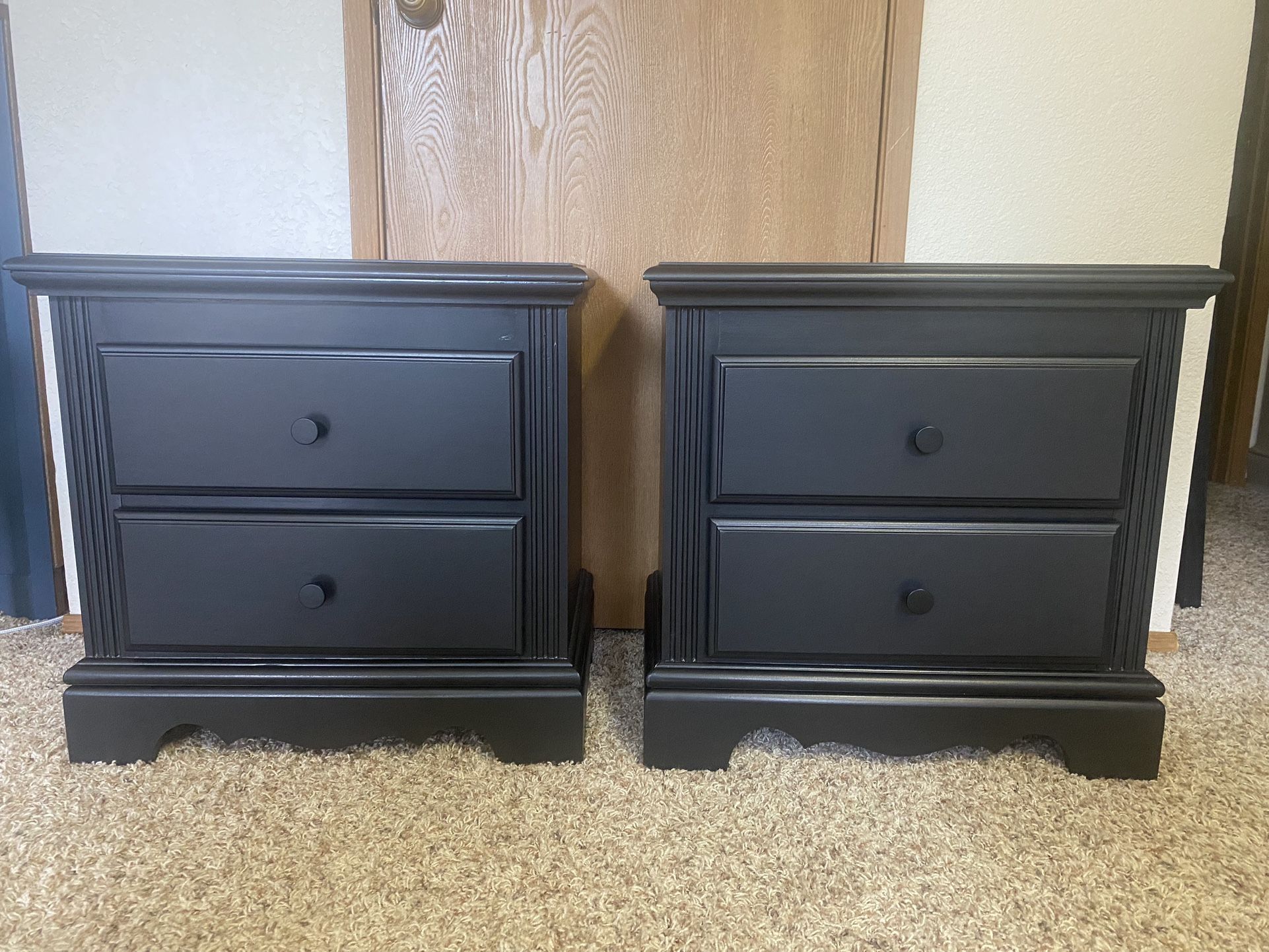 Solid Wood Refinished Nightstands/End Tables (2)