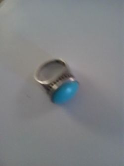 Sterling Turquoise Ring 45.00