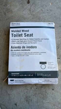 Wood Round Toilet Seat Cover