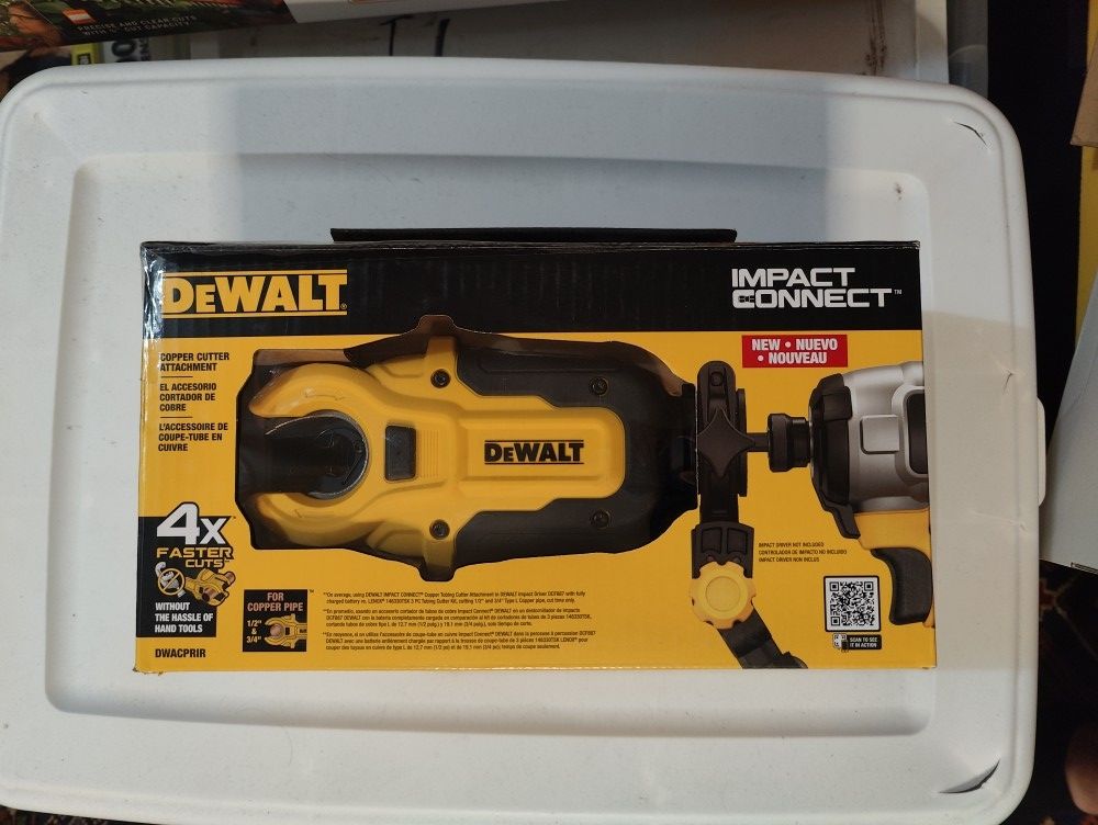 DeWalt Impact Connect Copper Cutter Attachment New !!!