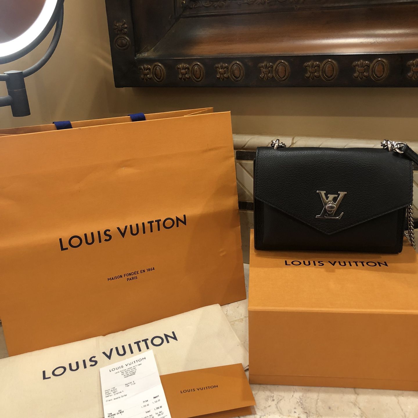 Louis Vuitton MyLockme Chain Bag Authenticity Guaranteed for