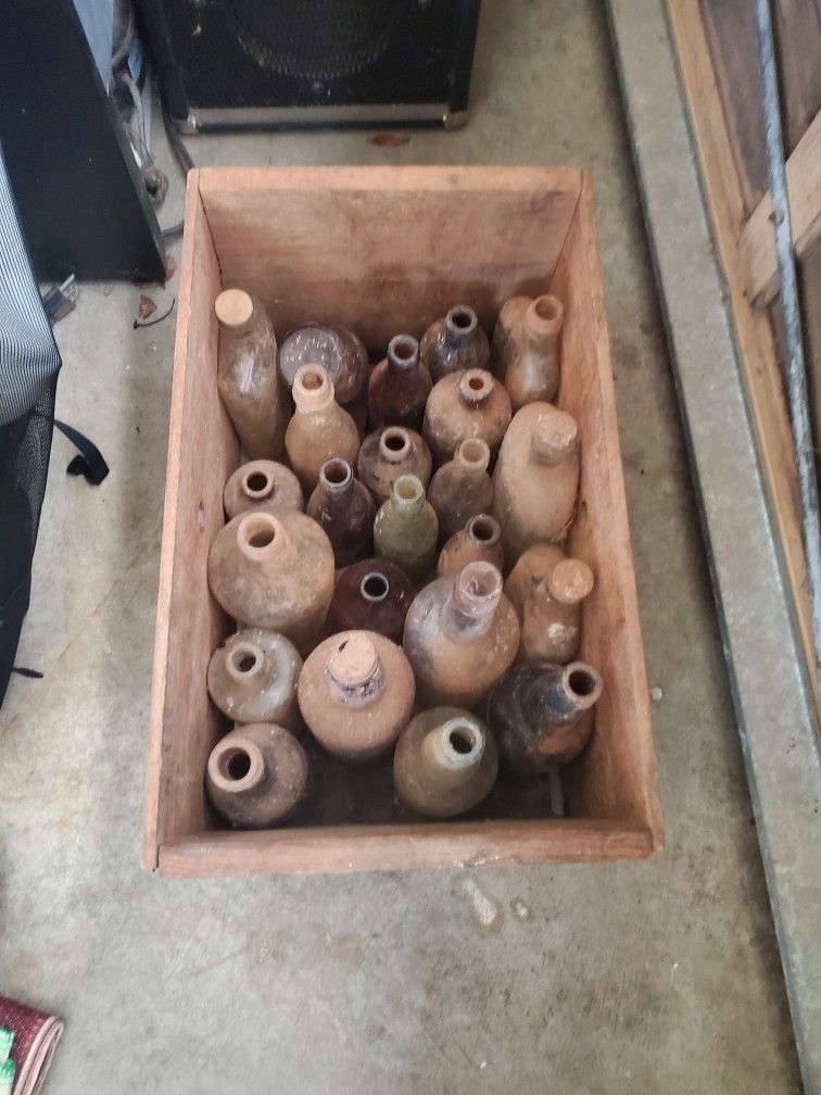 Lot of Vintage Bottles