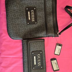 Guess purse and wallet