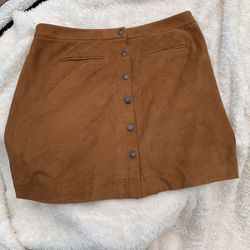 Brown Skirt 