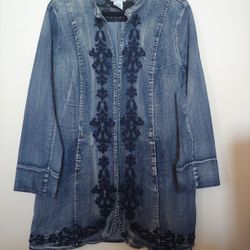 Women's Jean Tunic Jacket