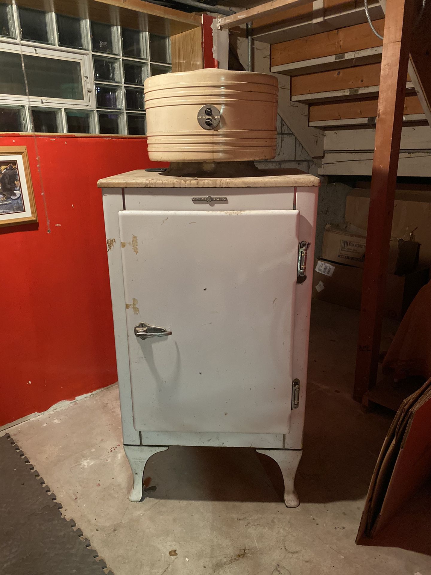 Old General Electric Refrigerator