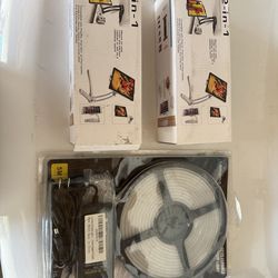 2-in1 kitchen mount stand (2 pcs) and neon flexible strip light