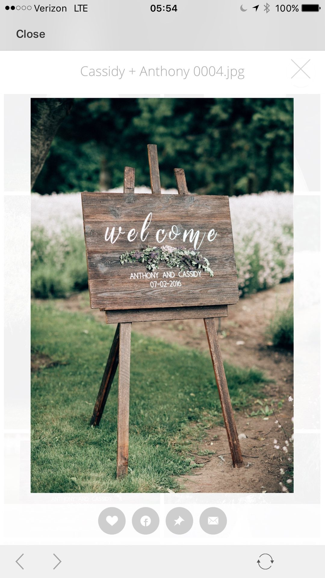Rustic Wedding Signs For Outdoor Venue/Barn 