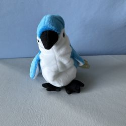 Rare Ty Rocket the Blue Jay Beanie Baby (Mint Condition)