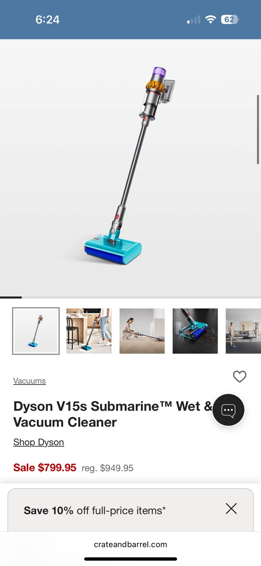 Dyson V15s Detect Submarine Absolute