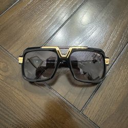 NEW Cazal Legends 664/3 001 Shiny Black Gold Grey Gradient Sunglasses