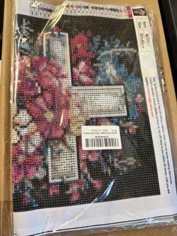 Igoodom Cross Diamond 12” X 16”