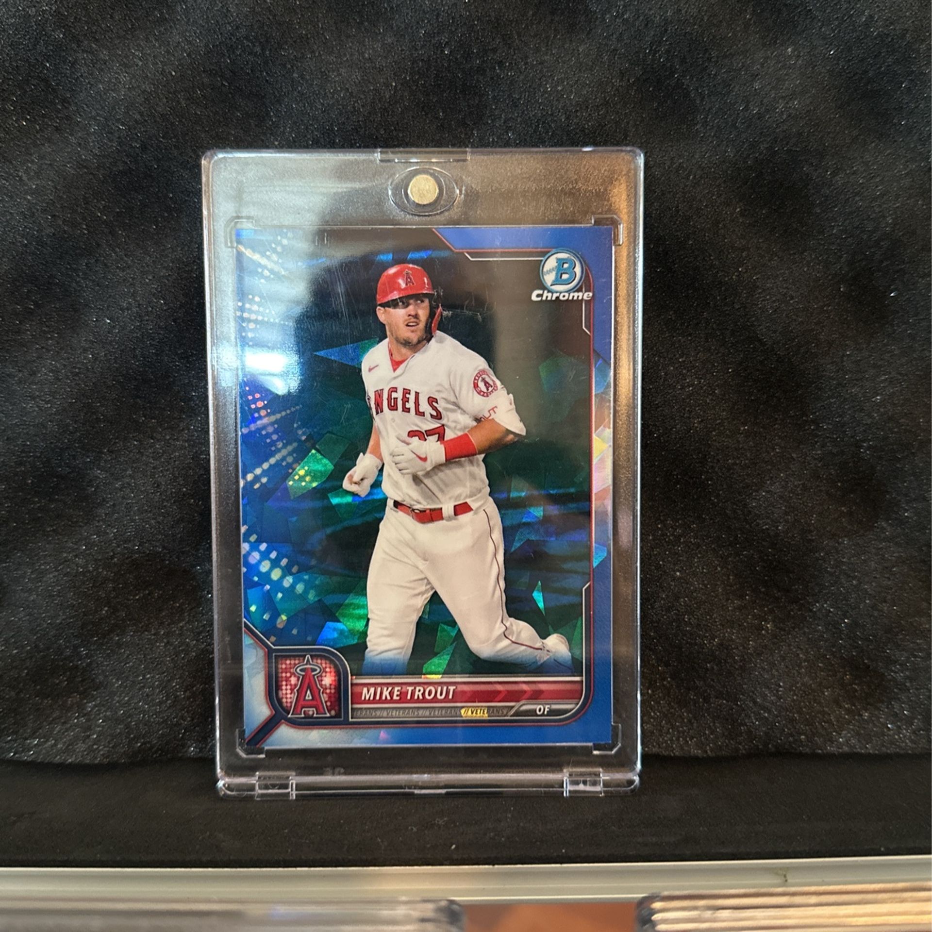 Topps Bowman Chrome Sapphire Mike Trout