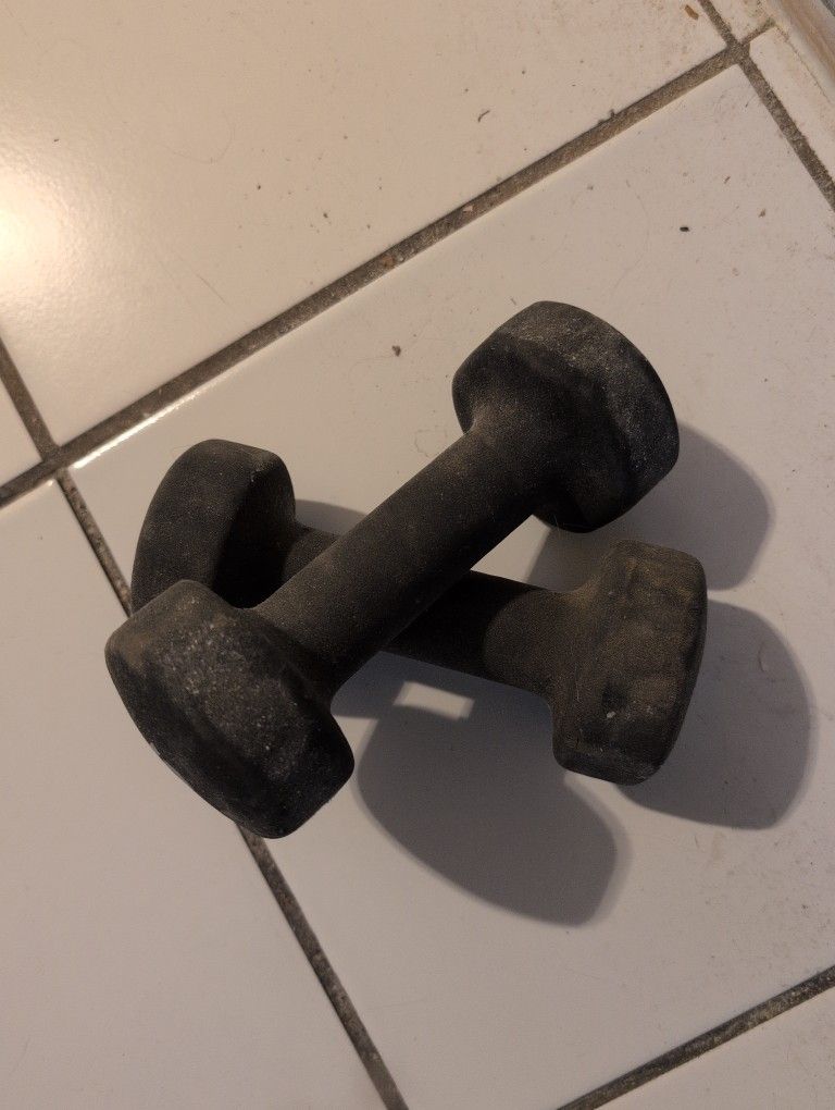 Used Set Of 2 Weights - 5 Lbs Each