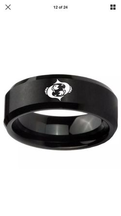 Pisces Zodiac Sign Constellation Ring