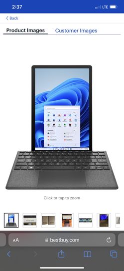 HP - 11" Tablet - Intel Pentium - 4GB Memory - 128GB SSD with keyboard - Natural Silver & iPhone 10Xr 