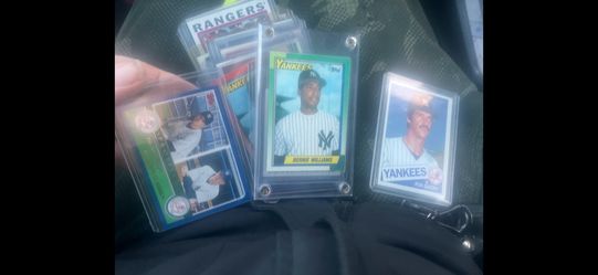 Flawless Bernie Williams card in a hard case