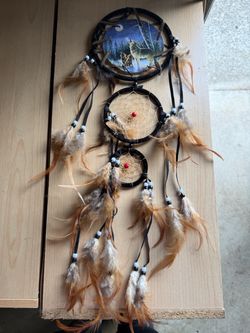 Wolf Dream Catcher