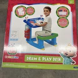 Cocomelon Draw and Play desk- New never used