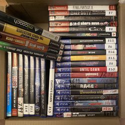Video Game Lot-ps2, PS4