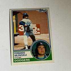 Fernando Valenzuela 1983 Topps Card #40