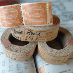 3 Rolls Of German Stamps Dienstmarken 10 Pf