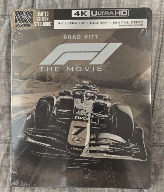 F1 THE MOVIE 4K ULTRA HD LIMITED STEELBOOK COLLECCION EDITION