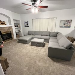 Gorgeous Bran New Grey Sectional