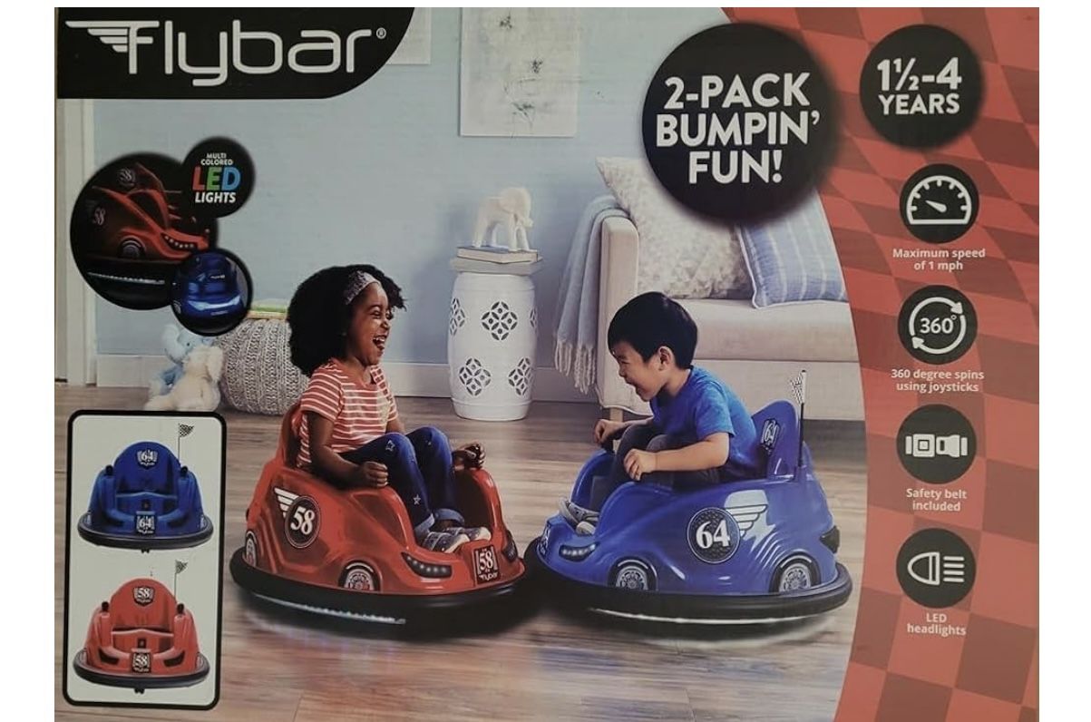 Flybar Bumper Cars, Set Of 2