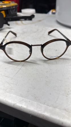 These Nautica eyeglasses, model N8115 in brown