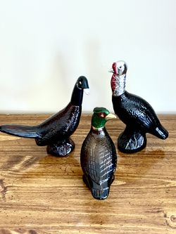 Vintage Avon Bird Decanters – Pheasant, Goose & Duck Cologne Bottles