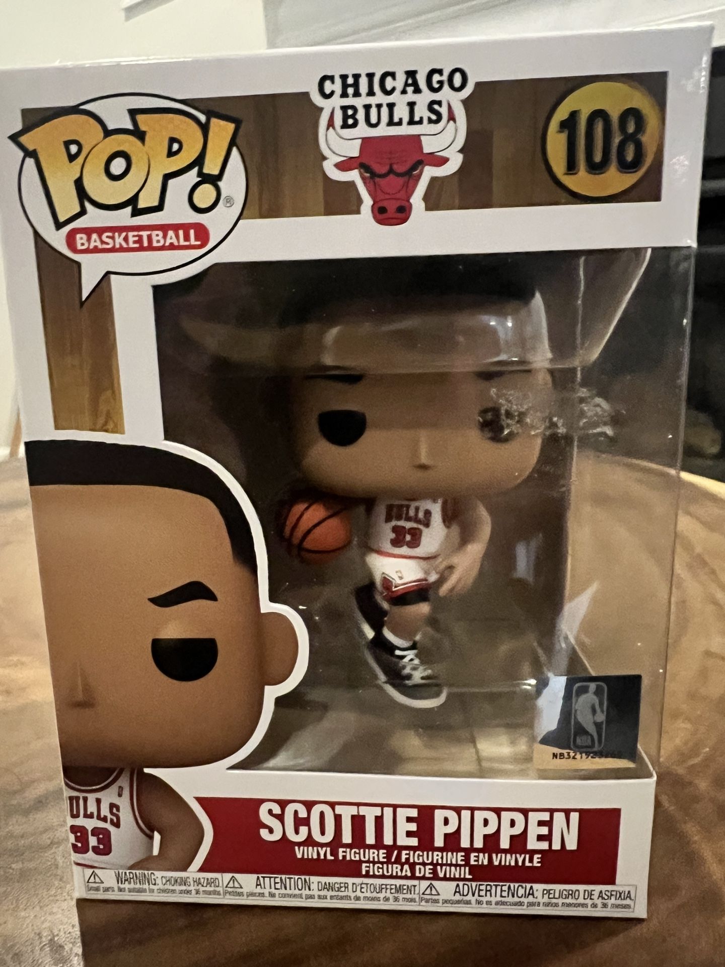 NBA Chicago Bulls - Scottie Pippen 108 - Funko Pop! Vinyl Figure