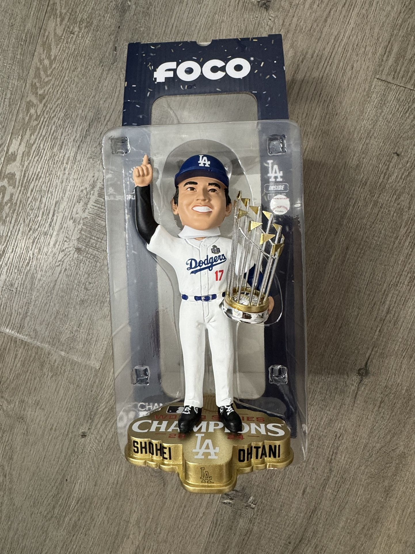 2024 Foco Shohei Ohtani Los Angeles Dodgers World Series Championship Bobblehead 811/2024