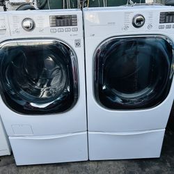 LG. WASHER  AND GAS DRYER 