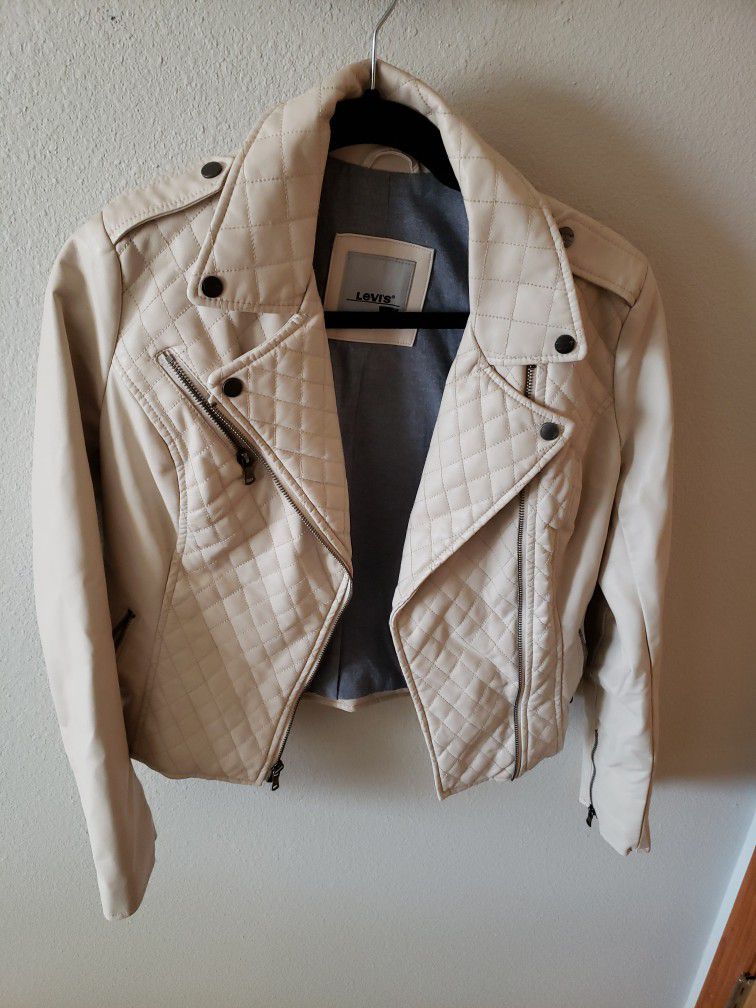 Women's Levi Leather Jacket Small