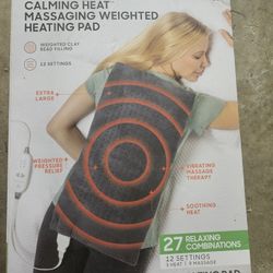
Calming Heat Massaging Weighted Heating Pad by Sharper
