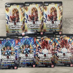 BANDAI DRAGON BALL TCG CCG FUSION WORLD DUAL EVOLUTION FB09 SLEEVED BOOSTER PACKS
