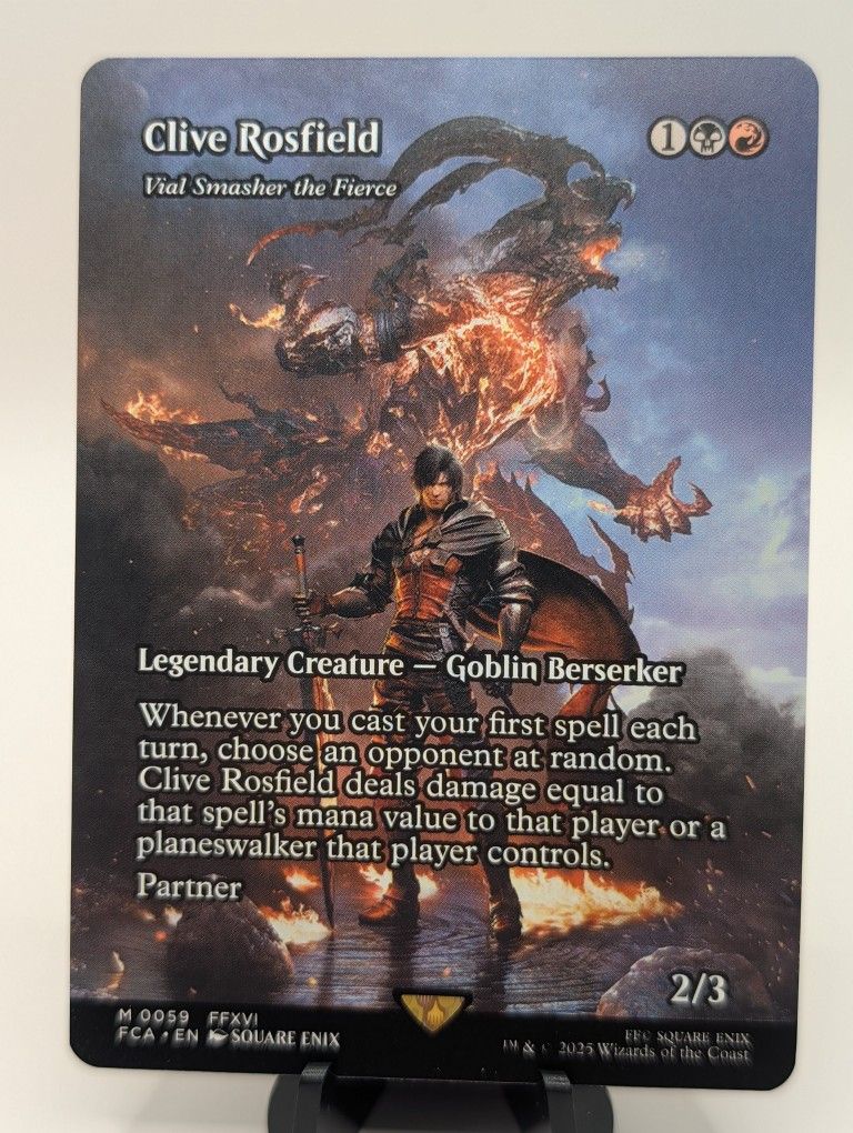 Clive Rosfield - Vial Smasher the Fierce (Showcase)
Magic: The Gathering Universes Beyond: FINAL FANTASY