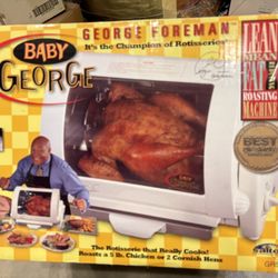 Brand new George Forman Rotisserie from Macy 