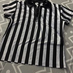 Referee Sexy Zip Collar T Shirt X Large 