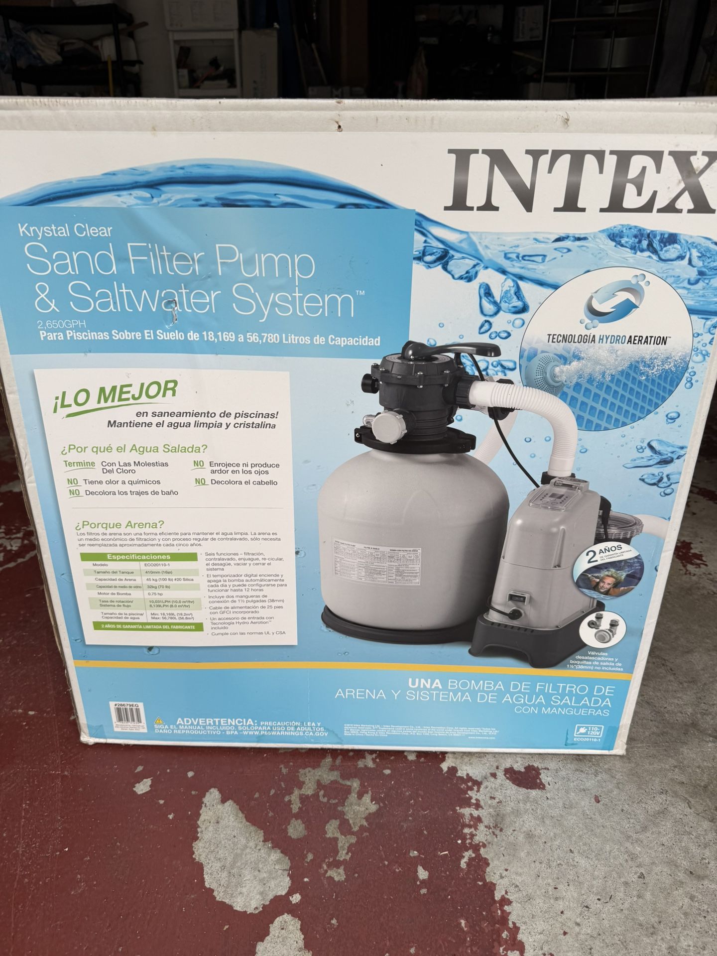 Salt Water Pump And Filter