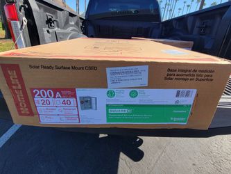 200 AMPS 225 BB MAIN SERVICE PANEL SOLAR READY