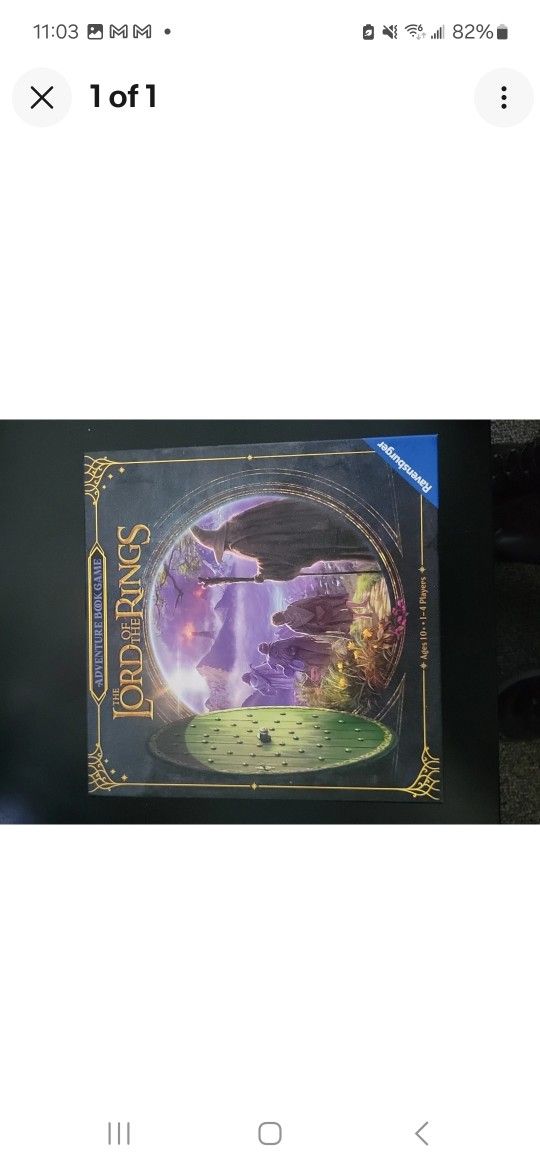 Lord Of The Rings Board Game