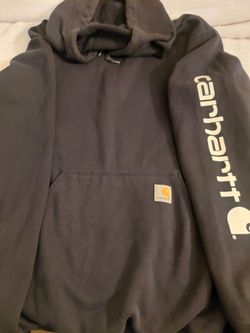 Carhartt Signature Sleeve Logo Hoodie size large