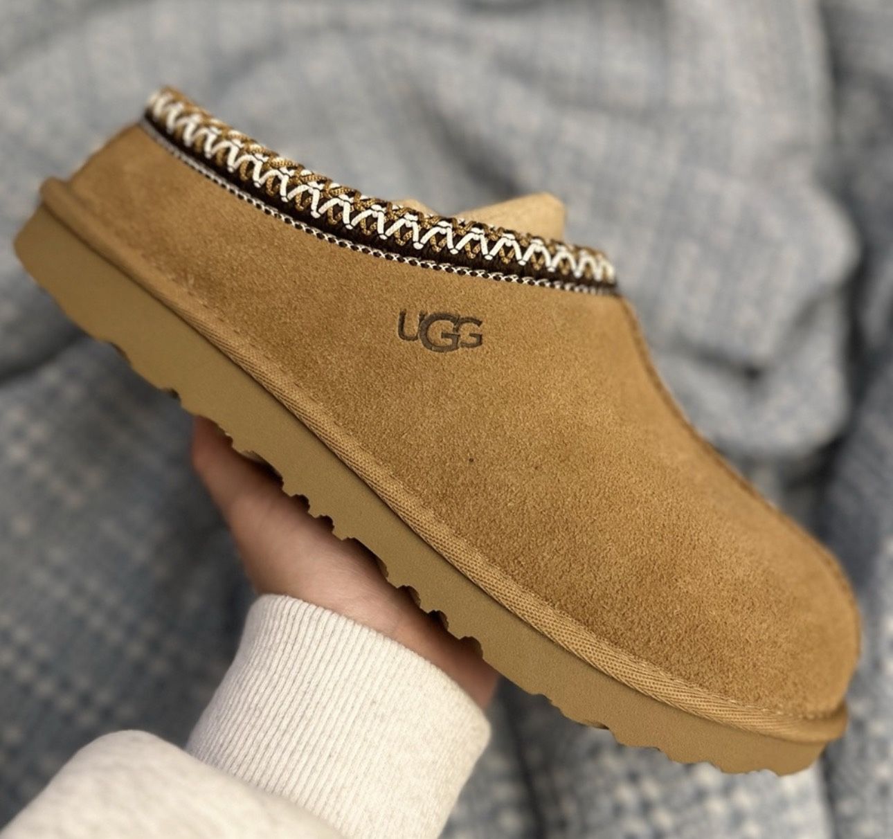 Authentic New UGG Tasman Chestnut Slippers - Big Kids 5 (37)