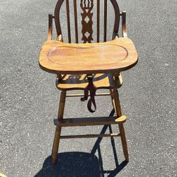 Vintage Antique High Chair 